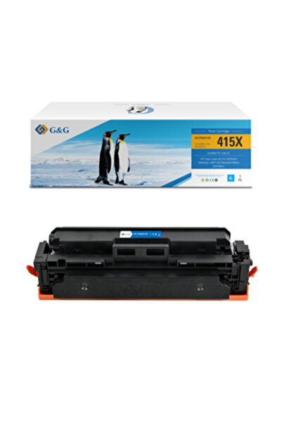 G&G Cartuș toner compatibil cu HP W2031X, NT-PH2031XC, HP 415X, cyan, 6000 de...