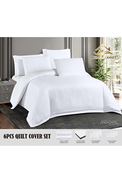 Afkar Albayet Nefirin 7 Piece Soft Hotel Bedspread - Double Hotel Bedspread 7...