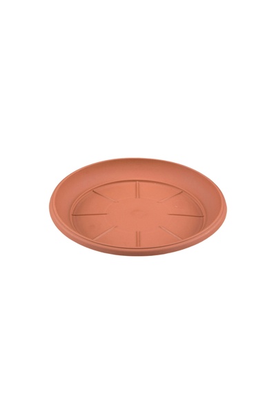 Zumzeria Farfurie sub ghiveci din plastic, culoare terracotta, Ø17x2.5cm