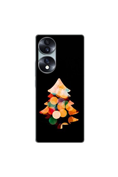 OEM Case compatible with Honor 70 Silicone Gel Tpu Christmas Tree Pattern Bla...