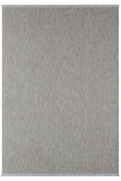 Vog Halı KORDANO Gri Dokulu Doğal Sisal Saçaklı Modern Kilim Kolay Temizleneb...