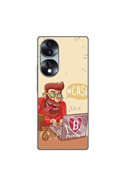 OEM Husa compatibila cu Honor 70 Silicon Gel Tpu Model BTC Mining