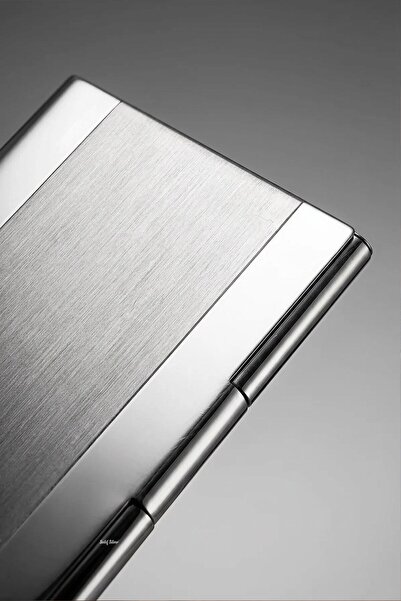 SEDEF SİLVER Kartvizit Koymak İçin Kredi Kartı Cüzdanı Kılıflı Metal Mini Kartvizitlik Kartlik Cüzdan Kartlık