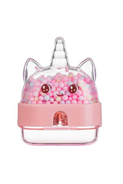 Zumzeria Ascuțitoare Unicorn Roz cu Confetti Colorat 5x3x7cm