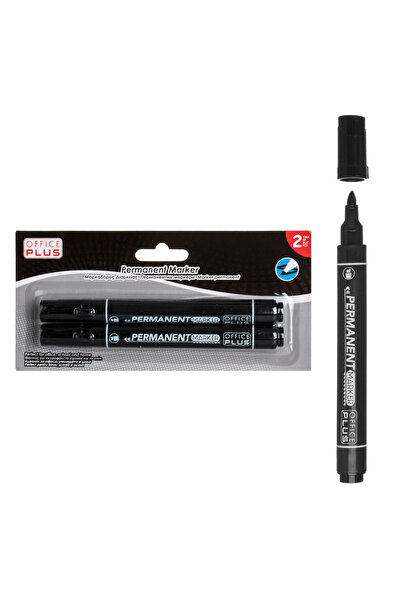 Zumzeria Set of Black Permanent Markers - 2pcs