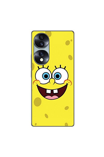 OEM Husa compatibila cu Honor 70 Silicon Gel Tpu Model Spongebob Happy