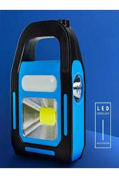 Dmc Hazar Şarjlı Güneş Enerjili El Feneri Solar LED Güçlü Işık USB Şarjlı