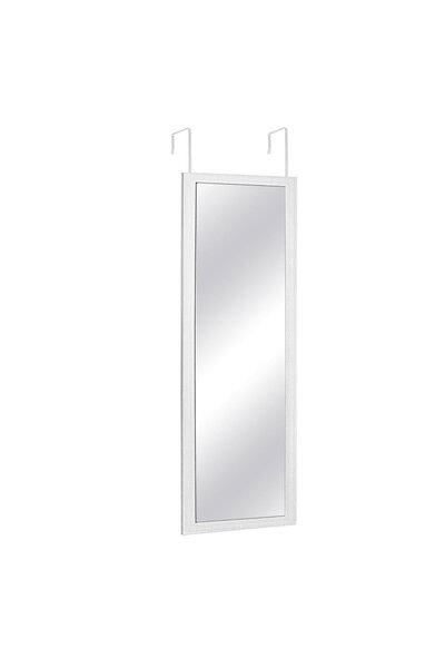 Zumzeria White Frame Mirror for Door 30x120cm
