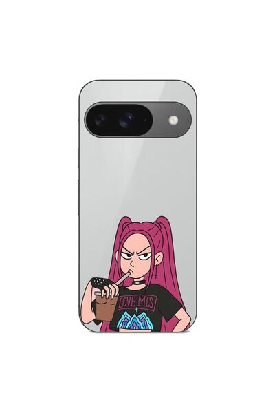 OEM Husa compatibila cu Google Pixel 9 Silicon Gel Tpu Model KPop Demon Hunte...