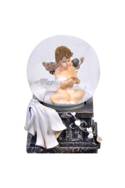 Zumzeria Christmas Decorative Snow Globe Angel 6.5cm