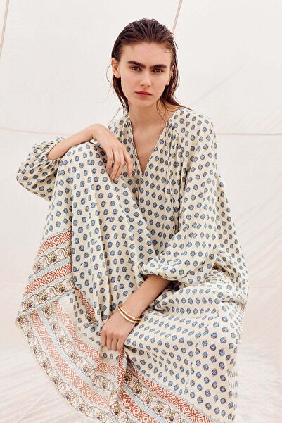 H&M فستان تونيك كبير الحجم