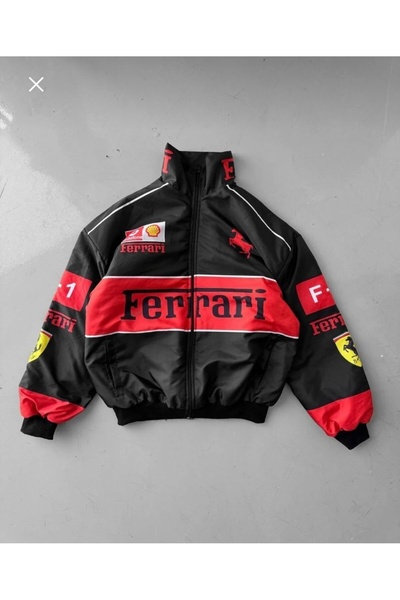 ZENİSO BUTİK Yaka Detay Racıng Retro Motobike style unısex ceket