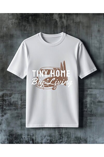 COMVİCHO New Home Surfing Printed Oversize T-Shirt