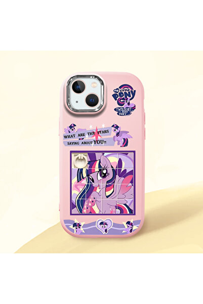 ucuc iPhone 13/14 Uyumlu Darbe Emici Kamera Korumalı pembe Silikon Kılıf