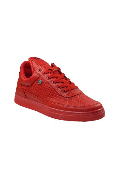 OEM Tsimpolis Shoes T95 Sneaker Απο Τεχνοδέρμα Κόκκινο