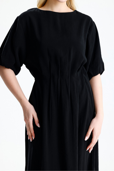 muub's Orrehi̇d Tencel Long Dress with Elastic Waist and Slits