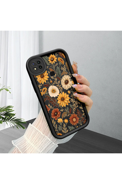 ucuc Redmi 9C/10A Uyumlu Siyah Silikon Kılıf Darbeye Dayanıklı Kamera Korumalı