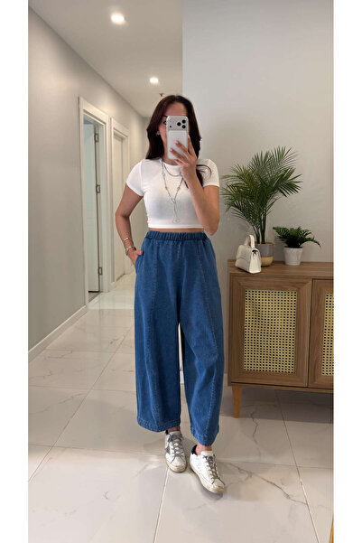 BİRCANÇİL Pantaloni din denim albastru Barros