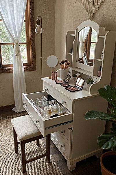 UNIQUE ME 12-Piece Modular Makeup Organizer - Luxury Bathroom Shelf & Cosmetic Organizer - Non-Yellowing Crystal Material 12 Pieces