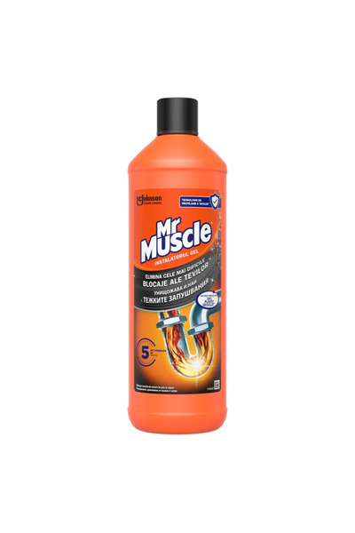 Mr. Muscle Soluție gel pentru desfundarea țevilor 1L