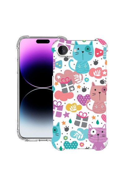 bestcase Husă Antișoc pentru Apple iPhone 17e, Pisică Drăguță, 3144023 AS 41