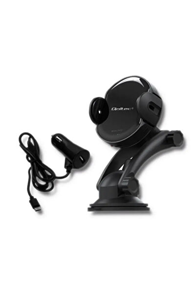 Qoltec PRO cu suport iR de 15W |   QC 3.0 |   USB tip-C