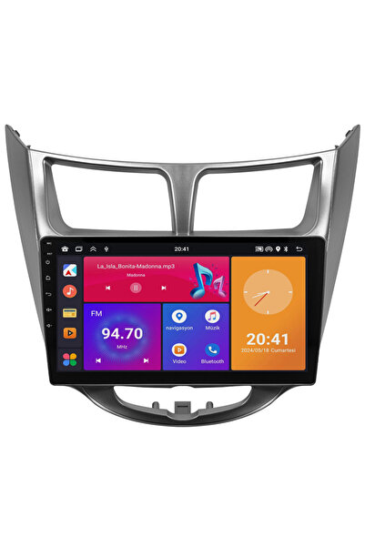 Carvocal Hyundai Accent Blue Android Multimedya Sistemi (2011-2017) CRV4260XP...