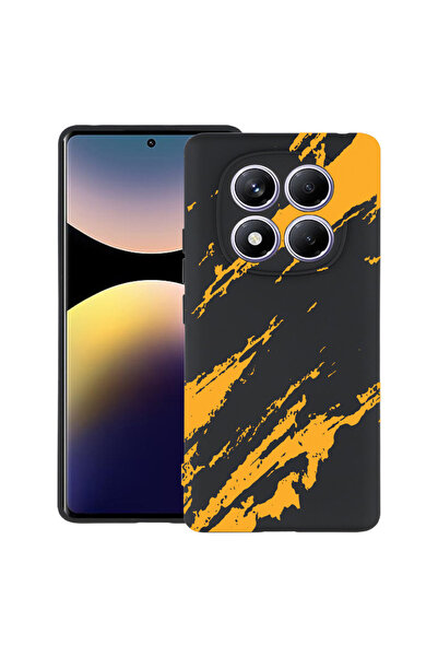 bestcase Husă TPU Ultra Subțire pentru Xiaomi Redmi Note 15 Pro 4G, Dungi Aur...