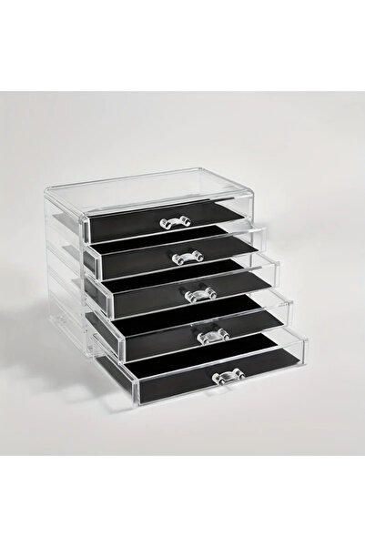 Choice Transparent 5 layers 3/5Layer Acrylic Drawer Clear Office Organizer Dr...