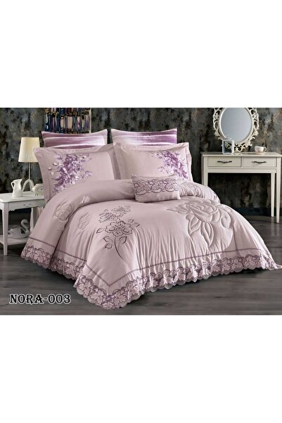 ALMIAAD Nafirin Wedding Bedspread with Soft Patterns and Luxurious Lace Gives...