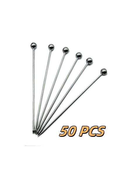 Choice 50 قطعة من أعواد الكوكتيل المصنوعة من الفولاذ المقاوم للصدأ، 10/50/100...