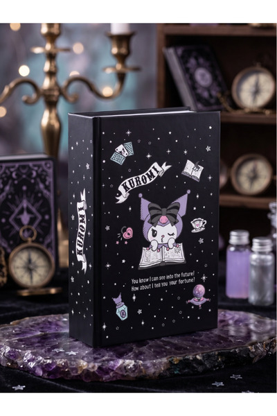 GiFi Kuromi & Hello Kitty Lisanlı Kitap Görünümlü Gizli Kasa Kumbara