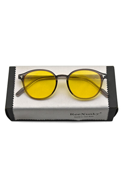 Choice3 Gray Ultra-light Night Vision Anti Blue Rays Computer Glasses Women V...