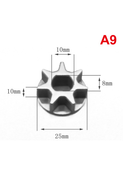Choice6 A9 【AD】1 قطعة ترس تروس من الفولاذ عالي السرعة بديل لترس 5016/6018 Gea...