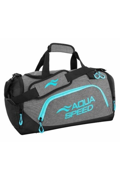 Aqua Speed Duffle Bag L sports bag grey-turquoise