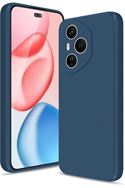 bestcase Premium Liquid Silicone Case For Honor 400 Pro, Microfibra in interi...