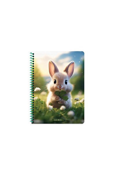 KESKİN COLOR Caiet cu spirală cu copertă din PP în carouri Keskin 16,5 x 22,5...