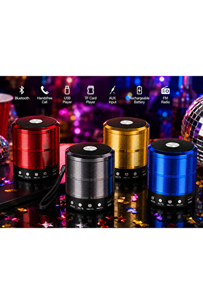 OEM Mini Portable Bluetooth Speaker WS-887, USB/AUX/TF Card, FM Radio, Handsf...