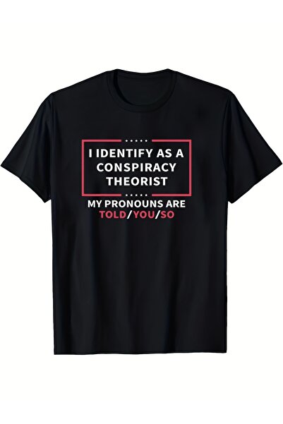 yiou trendy clothing Men's "I Call Myself a Conspiracy Theorist" Fun T-Shirt