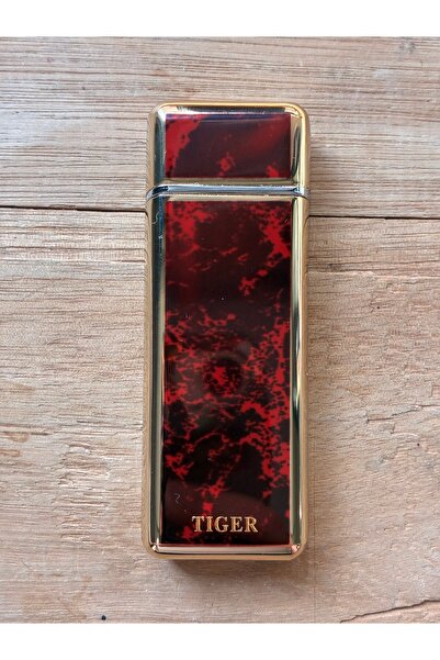 Tiger Klasik Tasarım Izgara Alev Koleksiyonluk Şık Kutusunda Çakmak