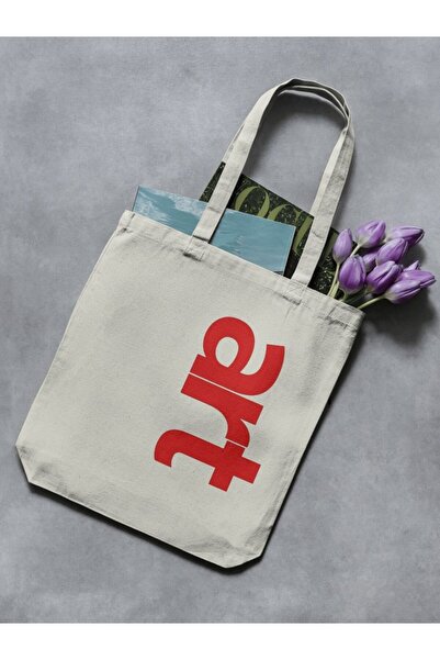 redame Artistic Minimalist Text Slogan Cloth Bag Tote Bag