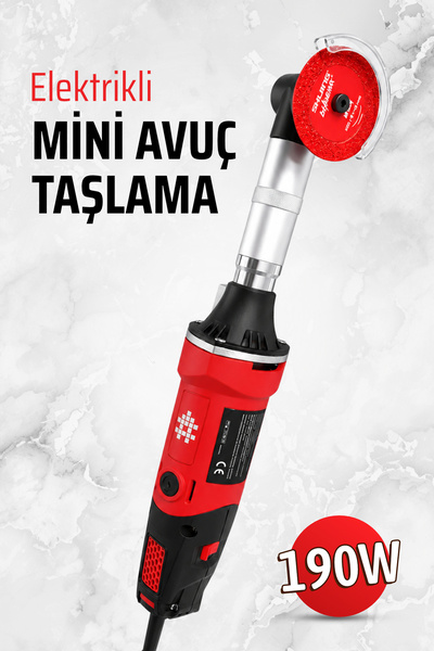 Badem10 190W Mini Elektrikli Taşlama Makinesi 6 Kadem Hız Ayarlı Mikro Spiral...
