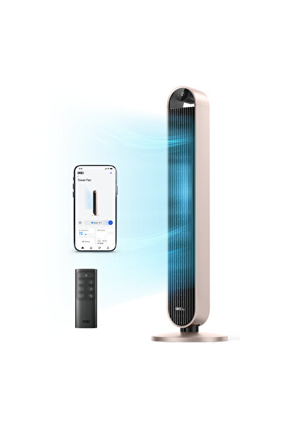 DREO Pilot Max S004S Akıllı Sessiz Kule Tipi Vantilatör WiFi Kumandalı 120 De...