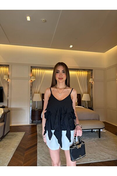 sinemkivanc co Trend White Ruffle Blouse
