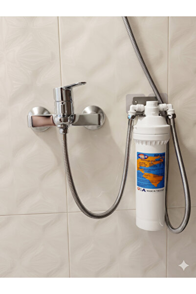 Spring Water Omnipure T-40 Duş/Banyo Filtresi - Yapışkanlı Vida - Kolay Monta...