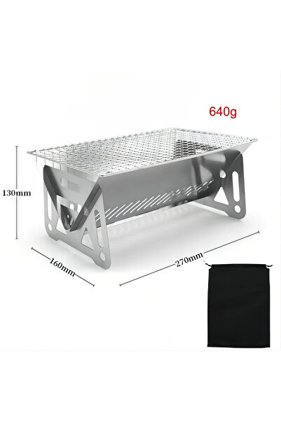 Choice medium With Bag Outdoor Folding Barbecue Stove Stainless Steel Conveni...