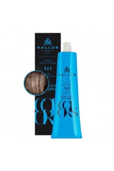 Kallos Vopsea Permanenta - Colors Cream Hair Colour, nuanta 5N Brun Deschis, ...