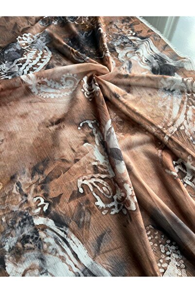 Kumaş sever Patterned Multi Chiffon Fabric Series Double Width Meter Tiger Ge...