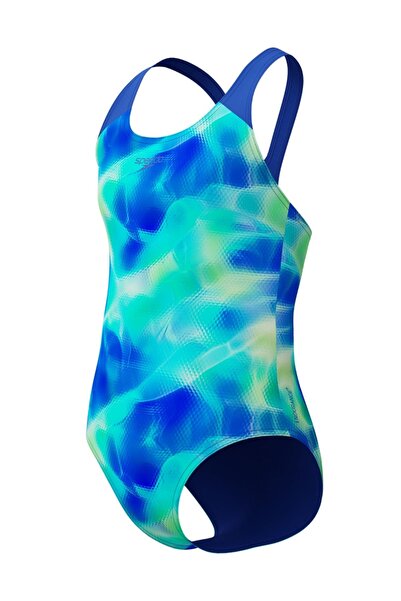 SPEEDO Μαγιό για κορίτσια Digi Splashback (Μπλε-Πράσινο)