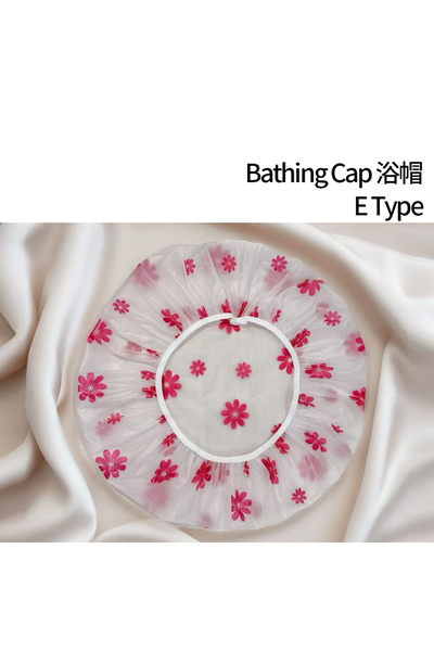 choice2 Plastic E Waterproof Shower Cap Women's Household Bathing Anti-oil Sm...